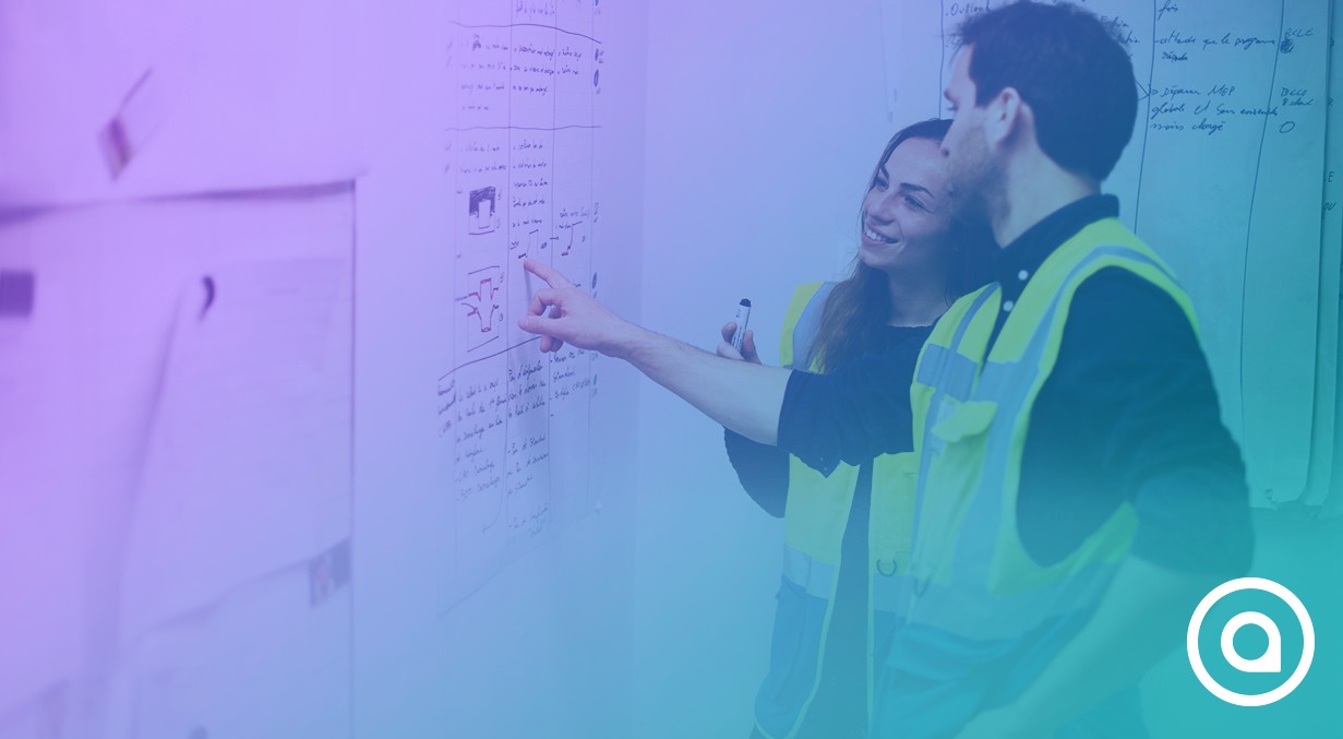 A man and a woman engineers
